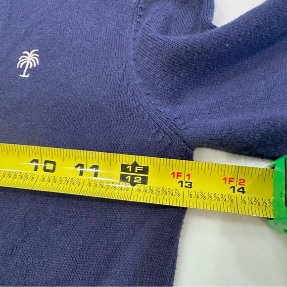 Lilly Pulitzer Girls Navy Blue Button Down Cardigan Size XL Cotton Sz S 4-5 Yrs - Picture 7 of 8